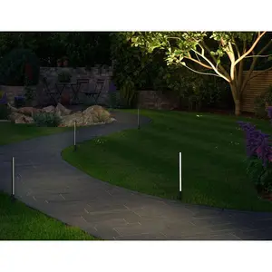 Anthracite Integrated LED Metal Pathway Light