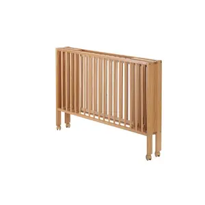 Cot with Mattress Beech