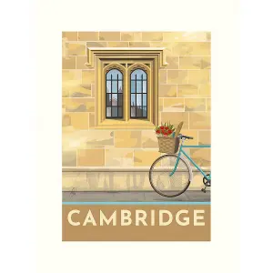 Georgina Westley Cambridge Print White/Beige (40cm x 30cm)