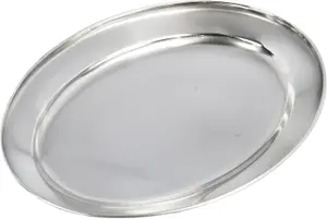 Buckingham Stainless Steel Oval Platter Serving Tray , 30 cm