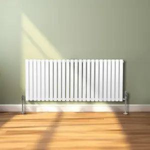 Oval Radiator - 600 x 1440mm - White