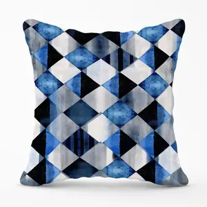 Square Checkered Pattern Cushions 60cm x 60cm