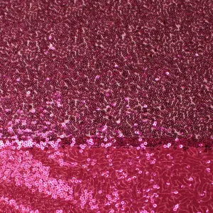 Neel Blue 11x108 Inch Shimmer Sequin Table Runner Glitter Fabric, Fucshia