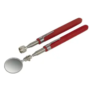 Sealey Telescopic Magnetic Pick-Up & Mirror Set 2pc AK6527