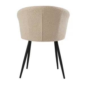 Dunelm - Bouclé Occasional Chair - Beige