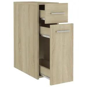 Berkfield Apothecary Cabinet Sonoma Oak 20x45.5x60 cm Engineered Wood