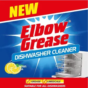 Elbow Grease Dishwasher Cleaner 250ml, Blue (Pack of 12)