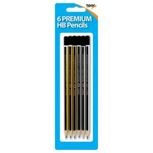 Tiger Stationery Premium HB Pencils orted (One Tub of 72)