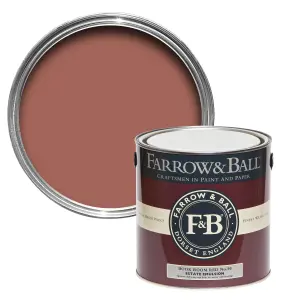 Farrow & Ball Estate Emulsion Mixed Colour 50 Book Room Red 5 Litre