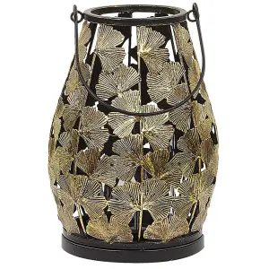 Beliani Retro Lantern SOMERSET Metal Gold