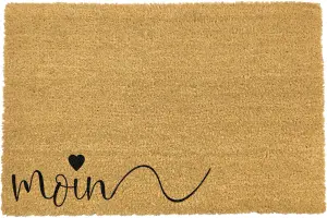 Moin Heart Country Size Coir Doormat