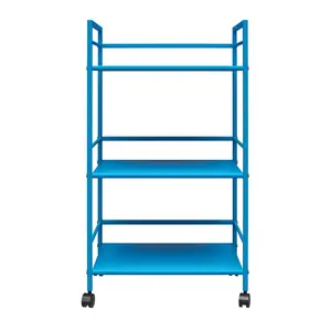 Metal Bar Cart Blue