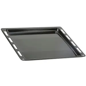 SPARES2GO Enamel Baking Tray compatible with Bosch Oven Cooker (441 x 370 x 22mm)