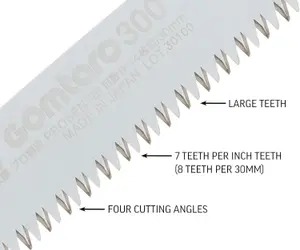 Silky 108-30 Gomtaro Pro-Sentei Professional Dual Purpose Saw 300mm