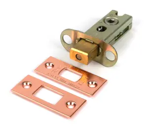 From The Anvil Polished Bronze 2 1/2" Heavy Duty Tubular Deadbolt