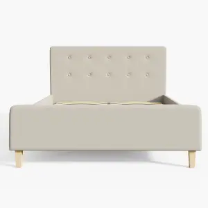 GFW Ashbourne Ottoman Storage Bed 150cm King Size Natural