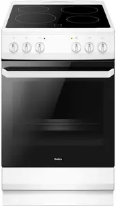 Amica AFC1530WH 50cm Electric Cooker - White