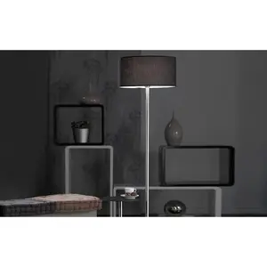 Luminosa Pongo Floor Lamp, Brushed Black