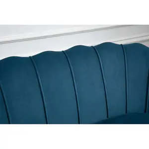 Birlea Ariel 2 Seater Sofa Blue