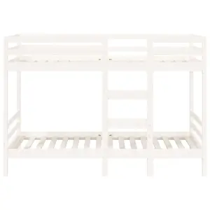 Berkfield Bunk Bed White 80x200 cm Solid Wood Pine