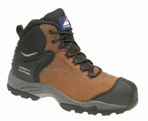 Himalayan S3 Brown Waterproof Safety Boots with Composite Toe Cap and Scuff Cap