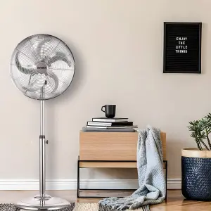 Senelux 16inch Metal Pedestal Fan