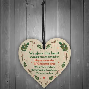 Handmade Memorial Gift To Hang On Christmas Tree Mum Dad Nan Grandad Memorial Gift