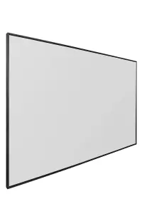 MirrorOutlet Artus - Black Aluminium Edged Full Length Wall Leaner Mirror 68" X 43" (174CM X 110CM)