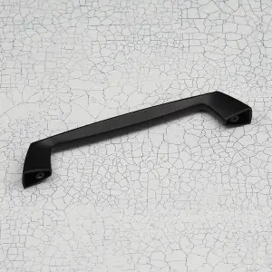 160mm Matt Black Cabinet Handle Dark Kitchen Cupboard Door Drawer Pull Bathroom Bedroom Furniture Replacement Upcycle