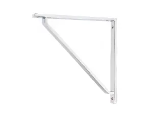 Polished Chrome Barton Shelf Bracket (200mm x 200mm)