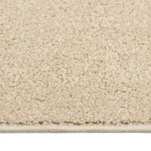 Rug Short Pile 160x230 cm Beige