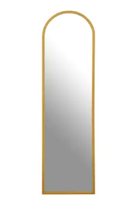 Interiors by Premier Avento Gold Finish Floor Mirror