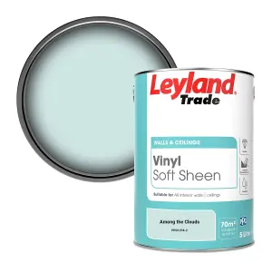 Leyland Trade Vinyl Soft Sheen Walls & Ceilings Emulsion Paint Among the Clouds (PPG1234-2) - 5L