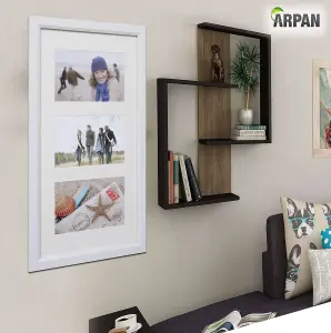 Arpan MDF Multi Aperture Photo Frame 3 Aperture 6x4 or 4x6" White