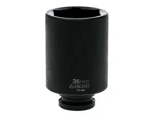 Teng Deep Impact Socket Hexagon 6-Point 1/2in Drive 36mm