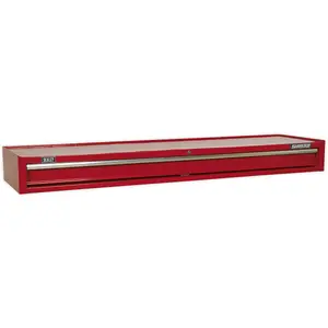 Durable 1 Drawer Lockable Tool Chest - 1665mm RED Storage Solution