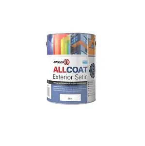 Zinsser Allcoat Exterior Water Based Satin White 5L