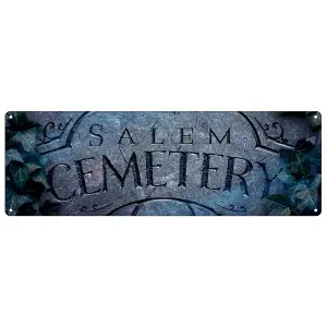 Grindstore Salem Cemetery Plaque Grey (One Size)