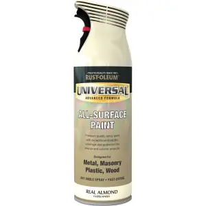 Rust-Oleum Universal Real almond Gloss Multi-surface Protector Spray paint, 400ml