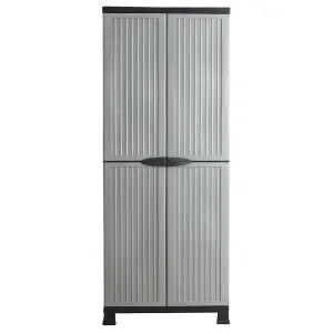 Berkfield Plastic Cabinet 68x39x171.5 cm