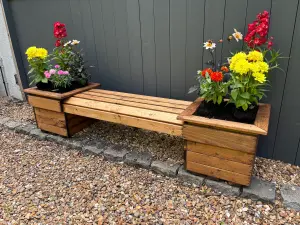 Charles Taylor Knights Double Planter Bench