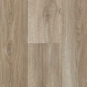 Brown Wood Effect Anti-Slip Vinyl Flooring For Kitchen, Bathroom, LivingRoom, 2.5mm Thick Vinyl Sheet-9m(29'5") X 2m(6'6")-18m²