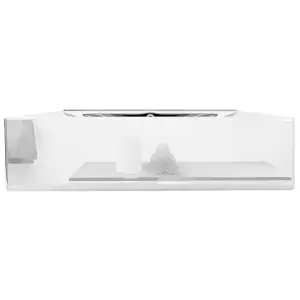 Berkfield Wash Basin with Overflow 60x46x16 cm Ceramic Silver