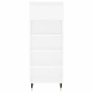 Berkfield Shoe Cabinet White 40x36x105 cm Engineered Wood