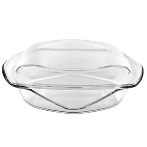 Chef Table Glass 2 Piece Casserole Set 3.4L, Serves 3-4 people