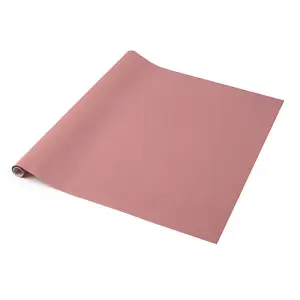 d-c-fix Plain Matt Ash Rose Pink Self Adhesive Vinyl Wrap Film for Kitchen Doors and Furniture 10m(L) 45cm(W)