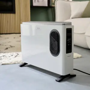 GoodHome 2000W White Convector heater With timer function