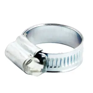 Zinc-plated Steel 25mm Hose clip, Pack of 20