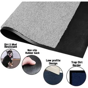 Bouldin Door Mat Grey / 90cm W x 150 cm L