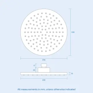 Flora 3 way 3 dial Round Concealed Thermostatic Mixer Valve, Body Jets, Shower head and handheld